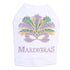 Mardi Gras Mask Rhinestone Dog Tank