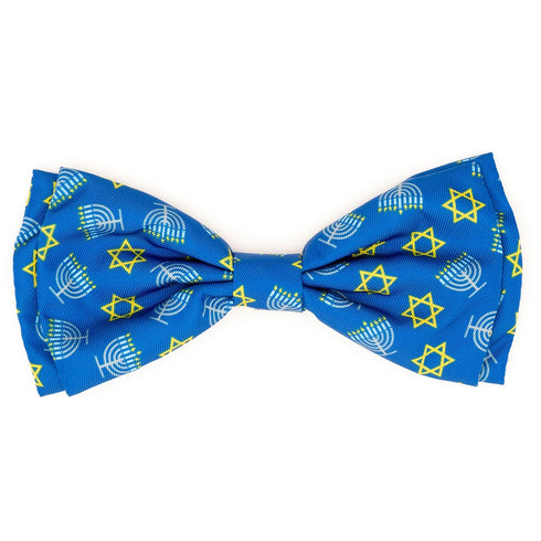 Menorah Dog Bow Tie