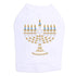 Menorah Rhinestone Dog Tank