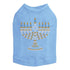 Menorah Rhinestone Dog Tank