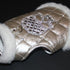 Metallic Silver Dog Coat With Diamond Bling Skull