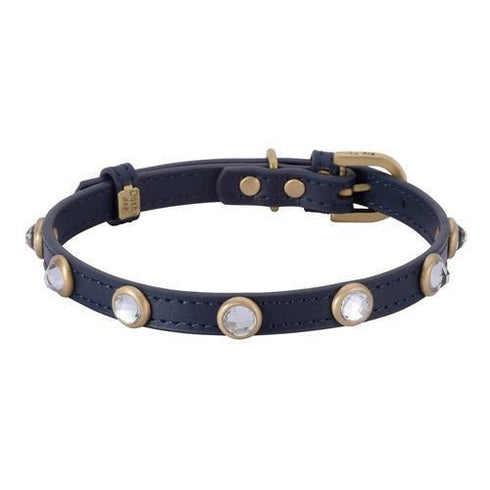 Mini Diamond Blue Dog Collar