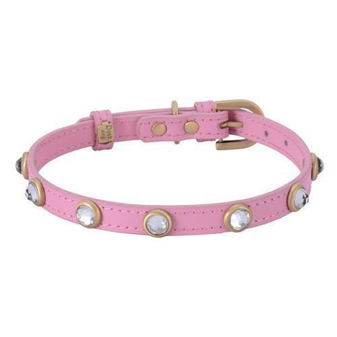 Mini Diamond Pink Dog Collar