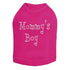 Mommy's Boy Rhinestone Dog Tank