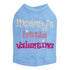 Mommy's Little Valentine Rhinestone Dog Tank