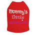 Mommy's Little Valentine Rhinestone Dog Tank
