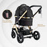 Monza Luxury 3-In-1 Stroller Black