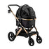 Monza Luxury 3-In-1 Stroller Black