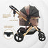 Monza Luxury 3-In-1 Stroller Gold