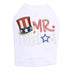 Mr. Freedom Rhinestone Dog Tank