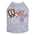 Mr. Freedom Rhinestone Dog Tank