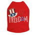 Mr. Freedom Rhinestone Dog Tank