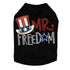 Mr. Freedom Rhinestone Dog Tank