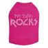 My Dad Rocks Rhinestone Dog Tank