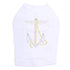 Nailhead Anchor Rhinestone Dog Tank
