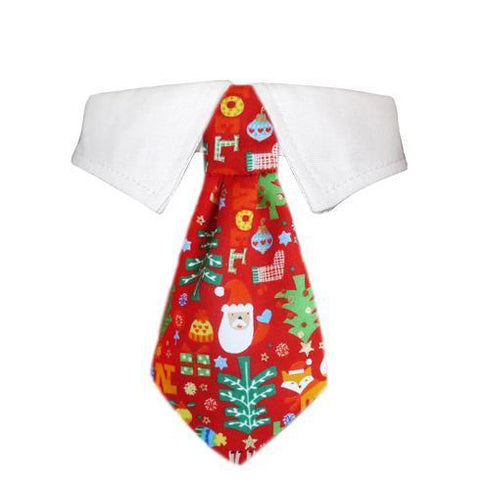 Navidad Dog Shirt Collar