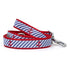 Navy Stripe Anchor Dog Collar
