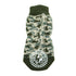 Non-Skid Dog Socks Green Camo