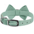 Nouveau Bow Dog Collar Mint