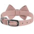 Nouveau Bow Dog Collar Rosewood