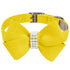 Nouveau Bow Dog Collar Sunshine