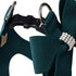 Nouveau Bow Step In Dog Harness Emerald