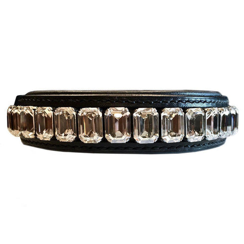 Octagon Dog Collar Silver