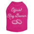 Official Ring Bearer Rhinestone Dog Tank