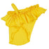 One Shoulder Dog Top Yellow