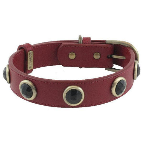 Onyx Pebble Dog Collar