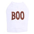 Orange Glitter Boo Dog Tank