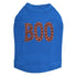 Orange Glitter Boo Dog Tank