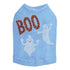 Orange Glitter Boo With Rhinestone Ghost Dog Tank