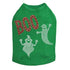 Orange Glitter Boo With Rhinestone Ghost Dog Tank