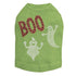 Orange Glitter Boo With Rhinestone Ghost Dog Tank
