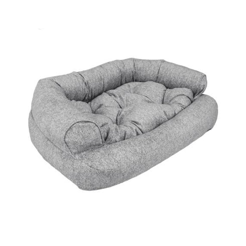 Overstuffed Luxury Dog Sofa Bed Palmer Dove