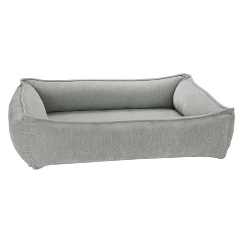 Oyster Microvelvet Urban Lounger Dog Bed