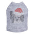 Papillon Santa Rhinestone Dog Tank