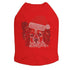 Papillon Santa Rhinestone Dog Tank