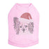 Papillon Santa Rhinestone Dog Tank