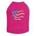 Patriotic Heart #2 Rhinestone Dog Tank