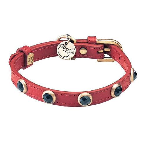 Pebbies Onyx Dog Collar Medium
