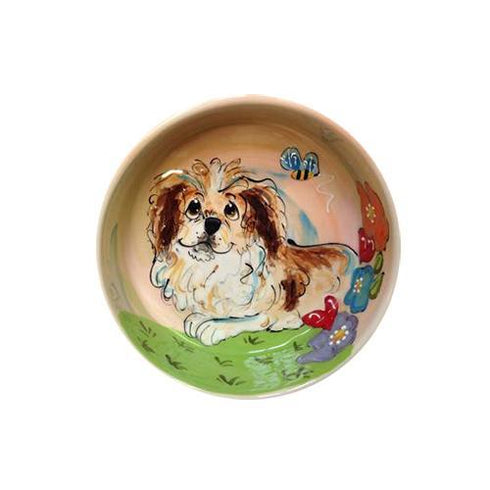Pekingese 2 Dog Bowl