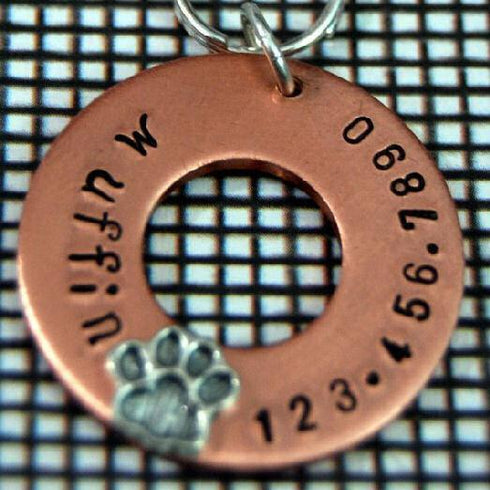 Perfect Paw Copper Dog ID Tag