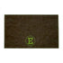 Personalized Faux Leather Dog Placemat Grey/Green