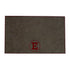 Personalized Faux Leather Dog Placemat Grey/Wine Red