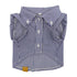 Personalized Striped Button Down Dog Shirt