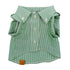 Personalized Striped Button Down Dog Shirt