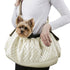 Petote Gigi Sling Dog Carrier Ivory Quilted