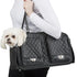 Petote Marlee Dog Carrier Black Quilted